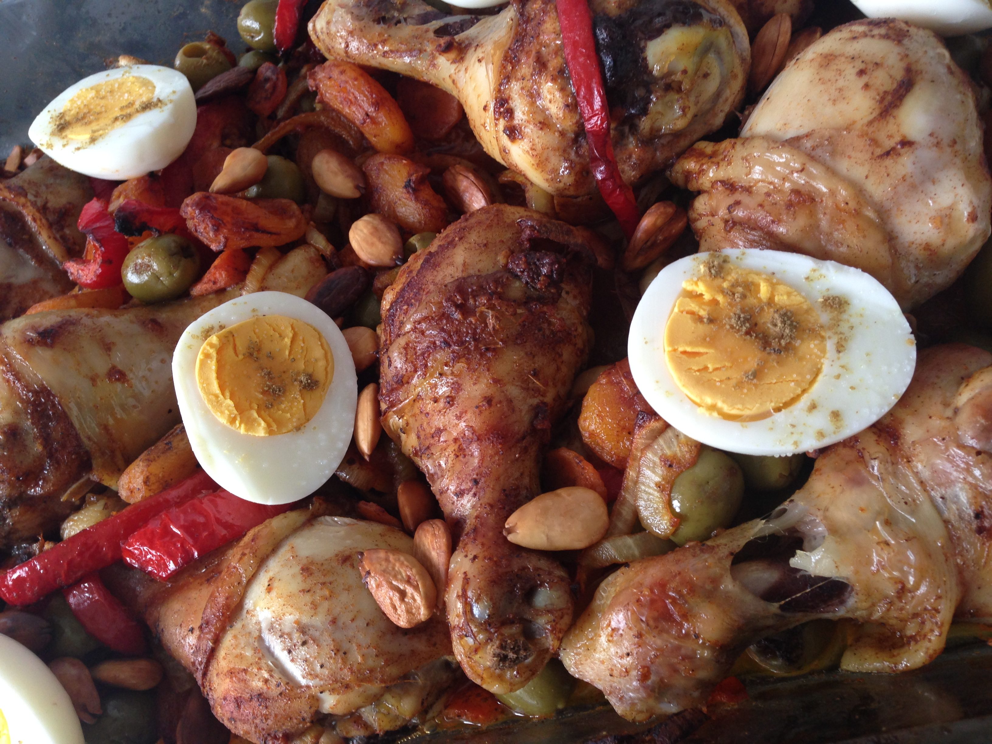 lezing helemaal Grappig Gemakkelijke zoete kip uit de oven [op Marokkaanse wijze]