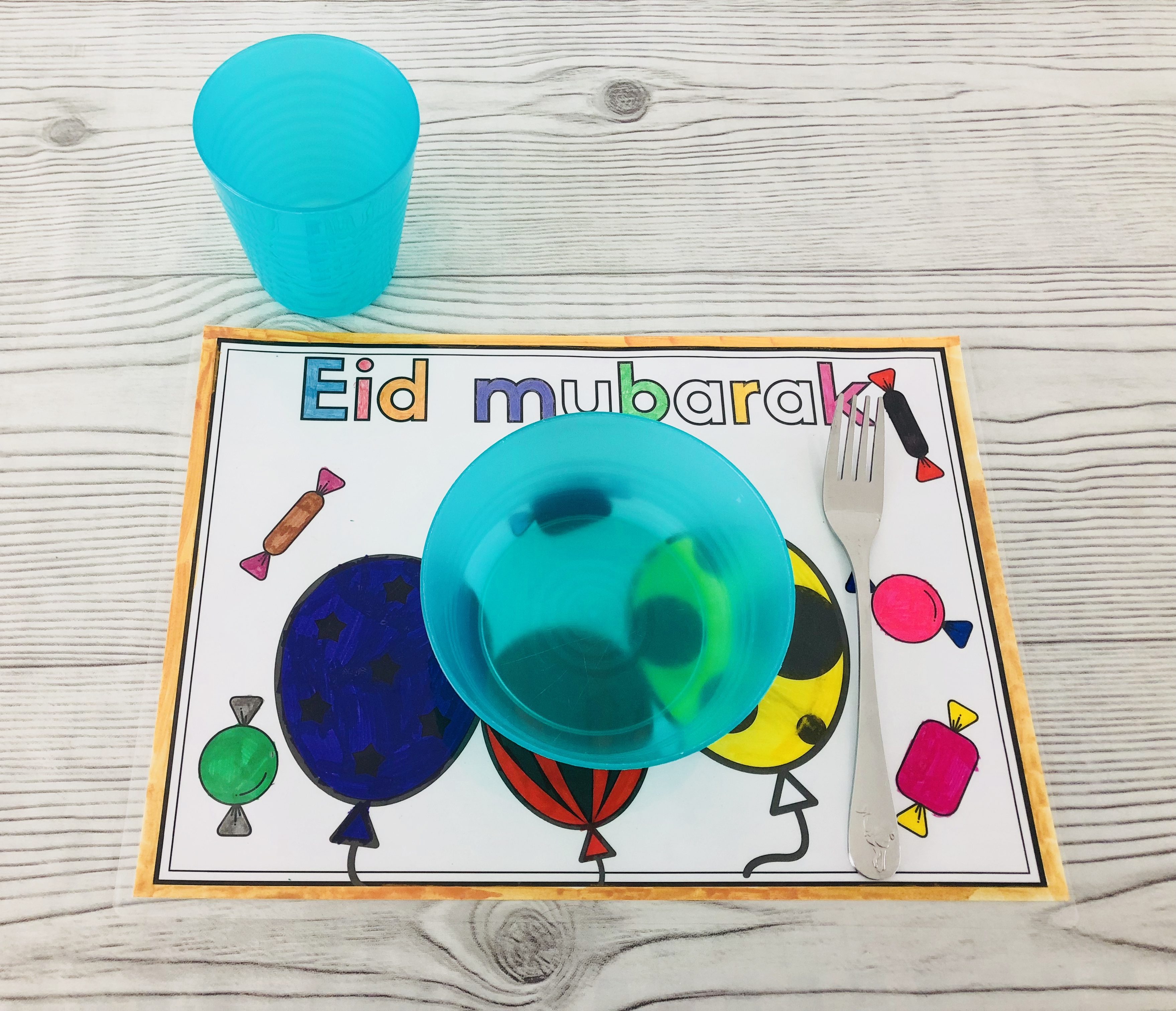 Vorming Mijnwerker duisternis Eid mubarak placemats zelf maken | PinGetest, leuke knutsels!